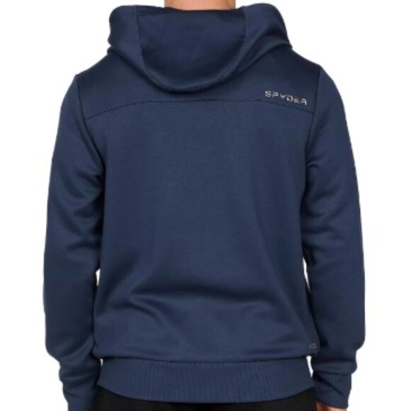 Spyder Dark Blue Hoodie (M) - Picture 2 of 7